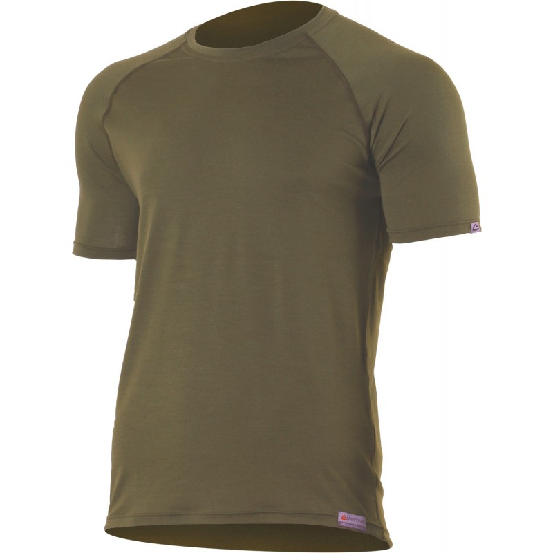LASTING pánské merino triko QUIDO zelené Velikost: XXL