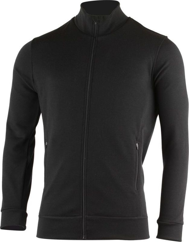 Pánská merino mikina LASTING Therm černá Velikost: M