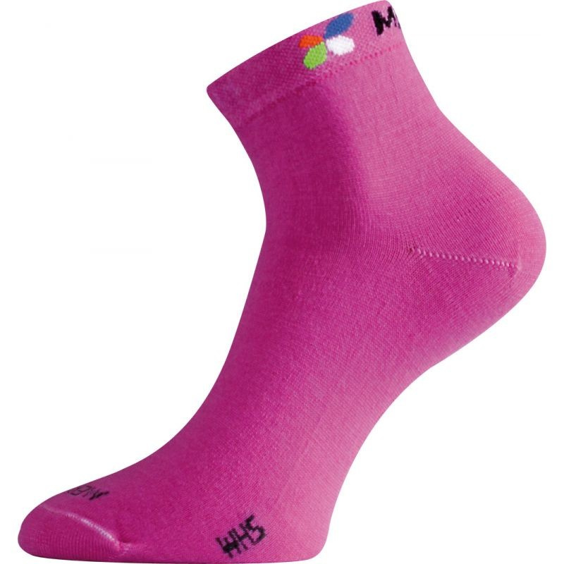 WHS merino trekingové ponožky Lasting růžová M