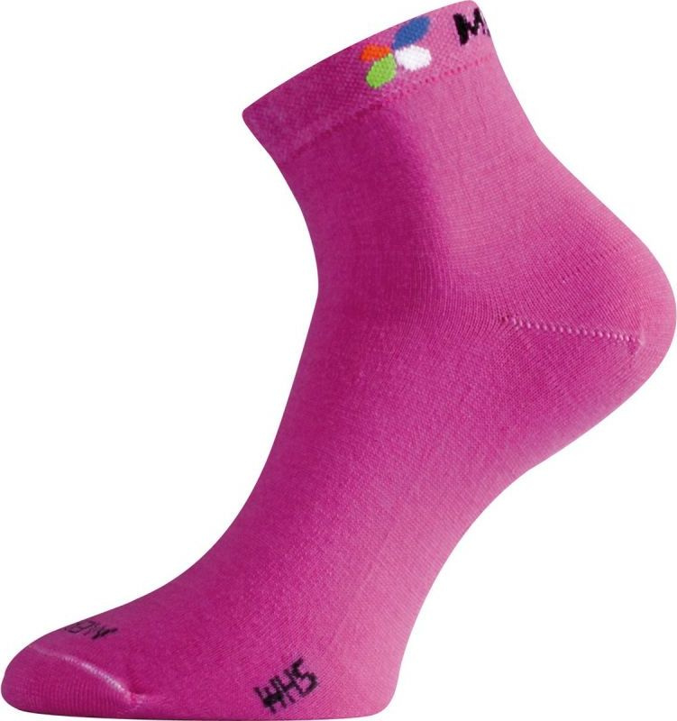 WHS merino trekingové ponožky Lasting růžová M
