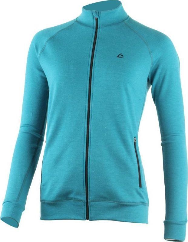 Dámská merino mikina LASTING Molim modrá Velikost: S