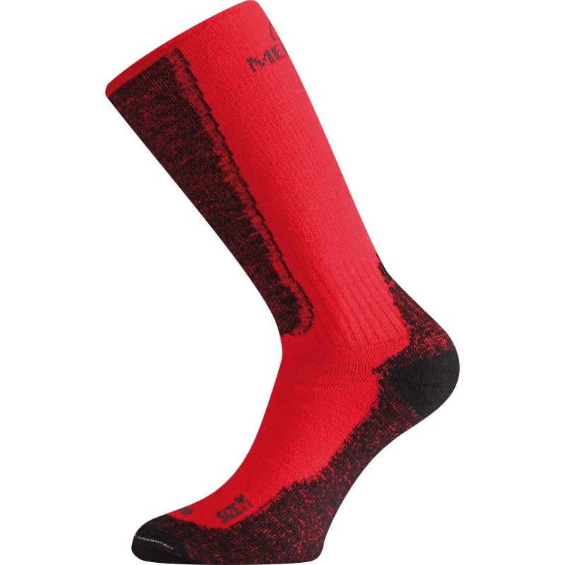 Merino ponožky LASTING Wsm červené Velikost: (38-41) M