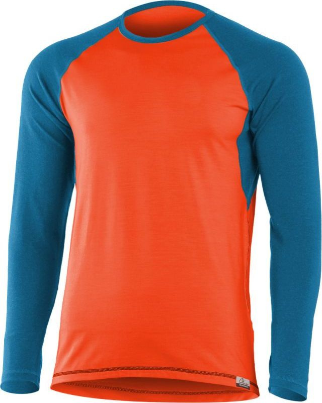 Pánské merino triko LASTING Mario oranžové Velikost: XXL