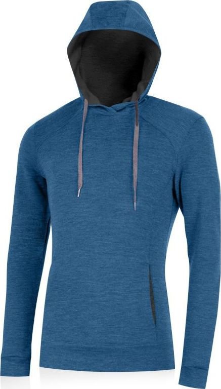 Pánská merino mikina LASTING Werich modrá Velikost: XL