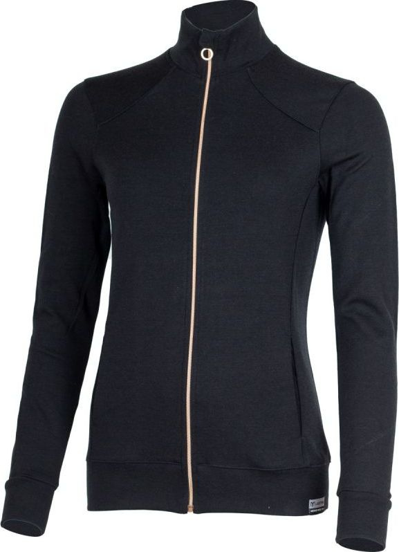 Dámská merino mikina LASTING Sarmina černá Velikost: S