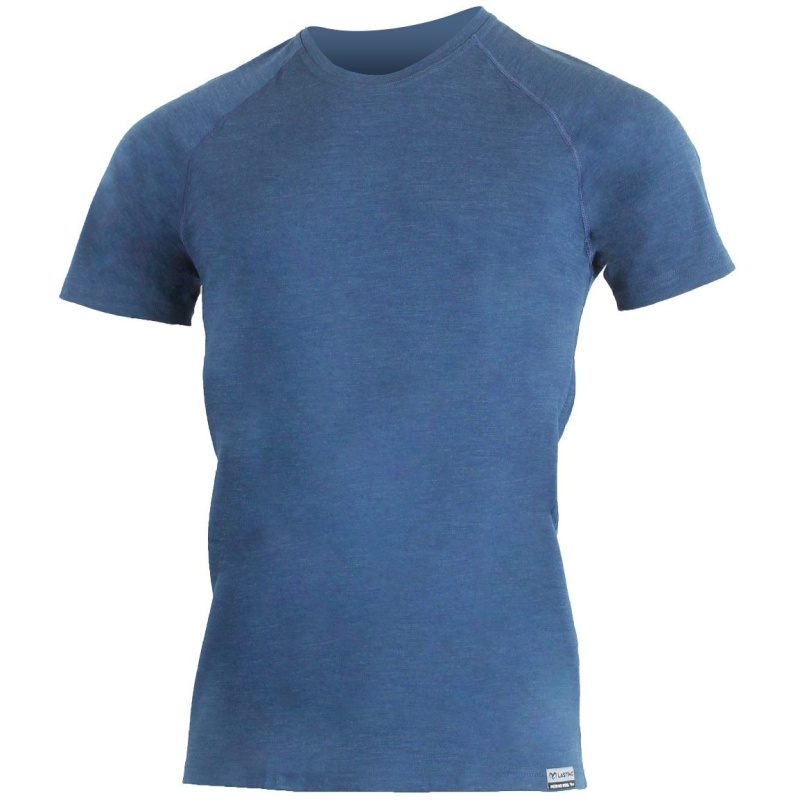LASTING pánské merino triko QUIDO modrá Velikost: L
