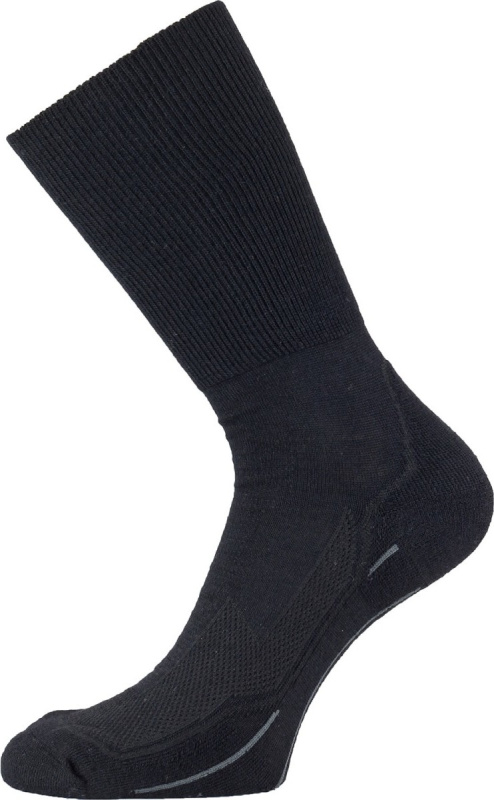 Merino ponožky LASTING Whk černé Velikost: (49-52) XXL