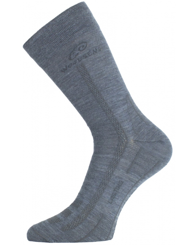 LASTING merino ponožky WLS šedo modré Velikost: XL/46-49