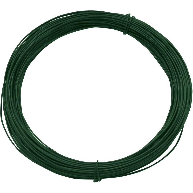 Drát vázací Zn + PVC zelený průměr drátu 1,4 mm délka 50 m