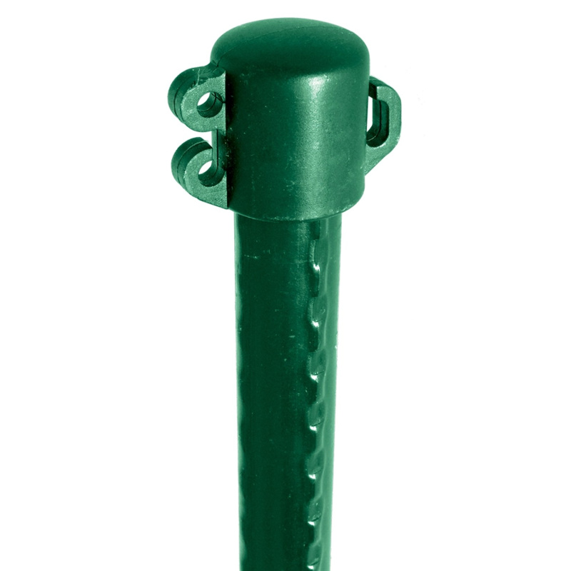 PILECKÝ Kovový sloupek pro deko. pletiva DEKORAN, PVC, zelený, pr. 20 x 1000 mm