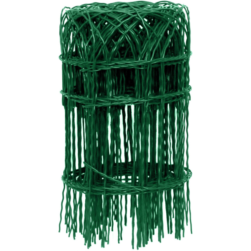 PILECKÝ Dekorační pletivo DEKORAN Zn+PVC zelené oko 90 x 150 mm výška 40 cm 10 m