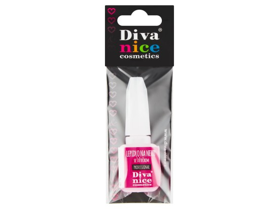Diva & Nice Cosmetics Accessories Nails lepidlo na nehty se štětečkem 7 g