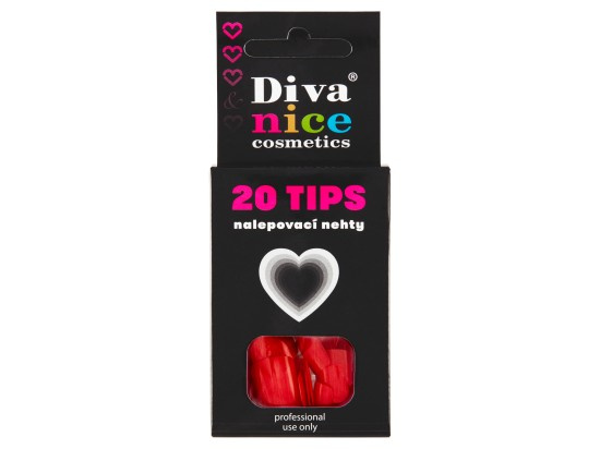 Diva & Nice Nalepovací nehty tips 20