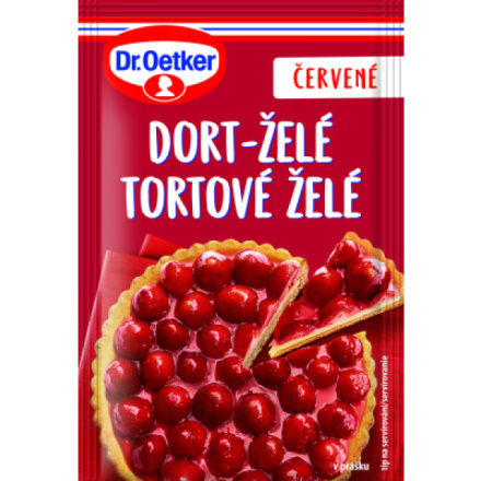 Dr. Oetker Dort - Želé červené tortové 10g