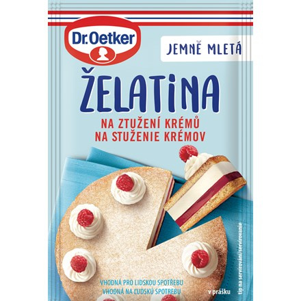 Dr. Oetker želatina čirá pro ztužení krému 20 x 20 g