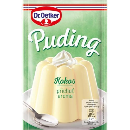 Dr.Oetker puding originální kokos 37g