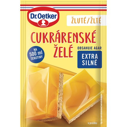 Dr. Oetker Cukrářské želé žluté 36 x 10 g