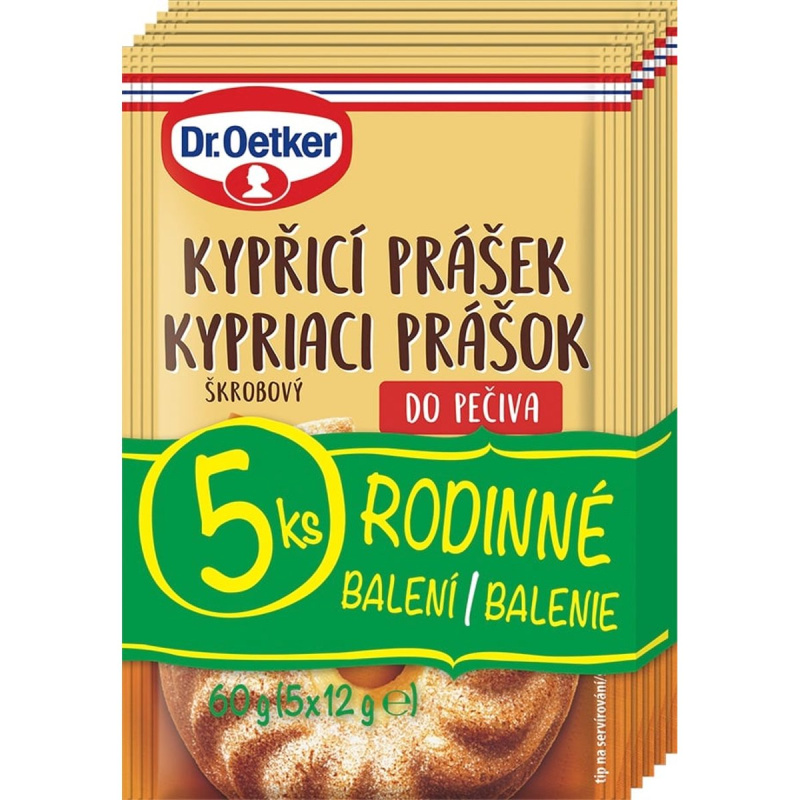 Dr.Oetker Kypřicí prášek do pečiva 5x12g