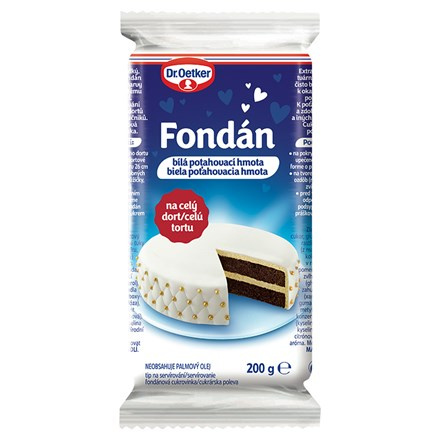 Dr. Oetker Fondán bílá potahovací hmota 200 g