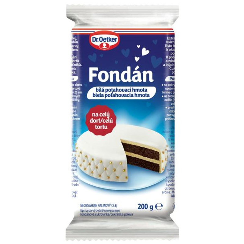 Dr.Oetker Fondán bílá potahovací hmota