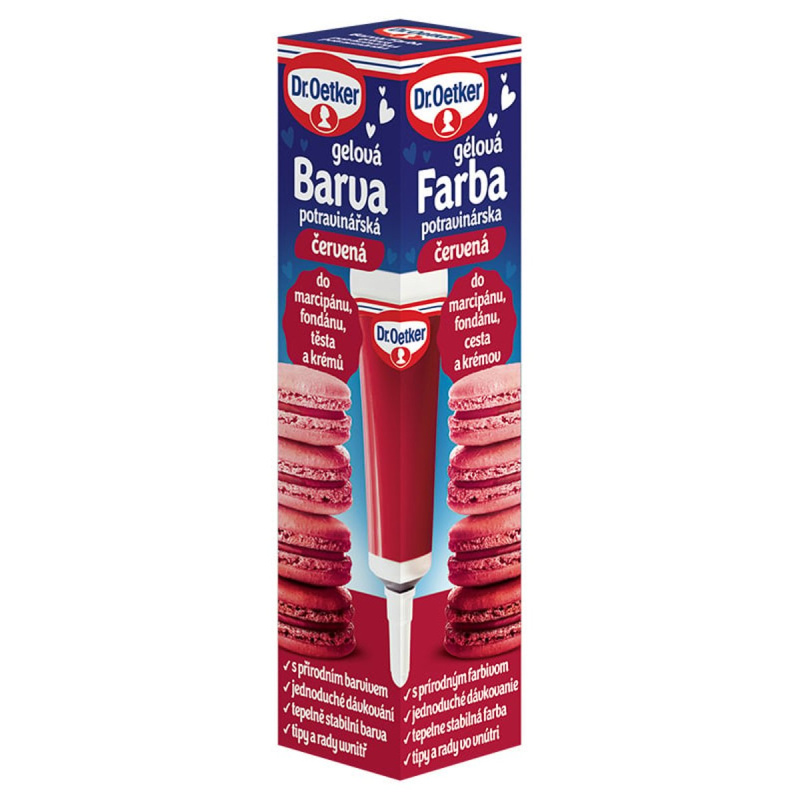 Dr.Oetker Barva gelová potravinářská červená
