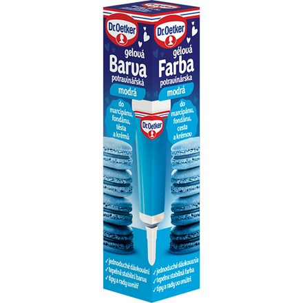 Dr. Oetker Potravinářská barva modrá 10 g