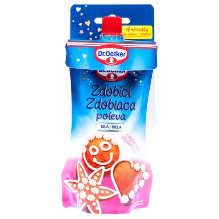 Dr. Oetker Zdobící poleva bílá 140 g