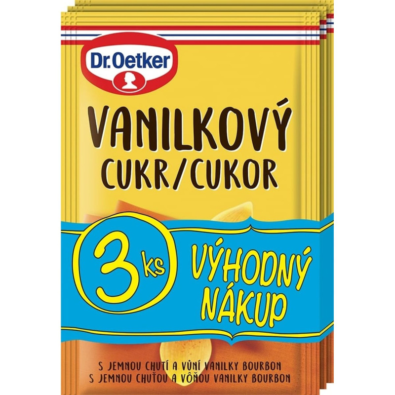 Dr.Oetker Vanilkový cukr 3×8 g
