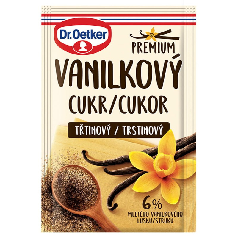 Dr.Oetker Premium Vanilkový cukr třtinový
