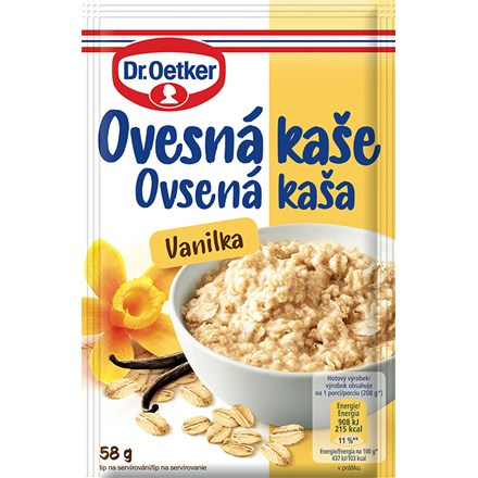 Ovesná kaše Dr. Oetker - vanilka, 58g