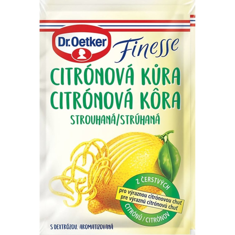 Dr.Oetker Finesse citronová kůra strouhaná 2x6 g