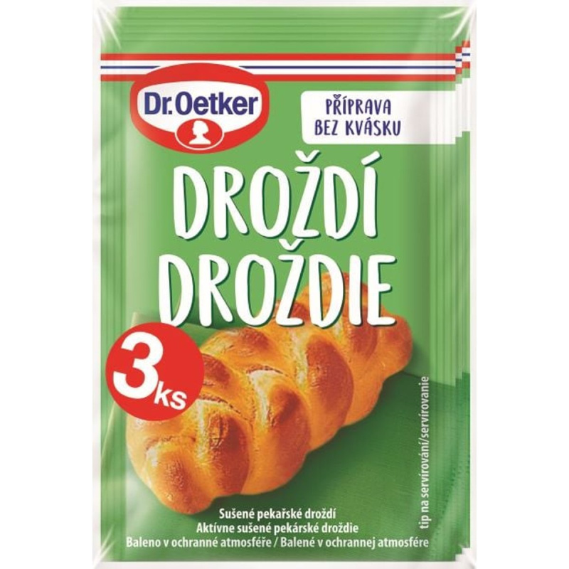 Dr.Oetker sušené Droždí 3×7 g