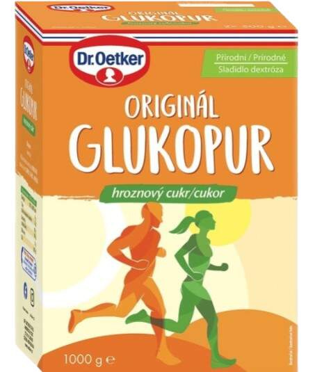 Glukopur hroznový cukr 1000g
