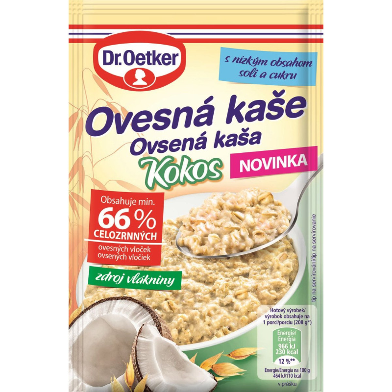 Dr.Oetker Ovesná kaše kokos