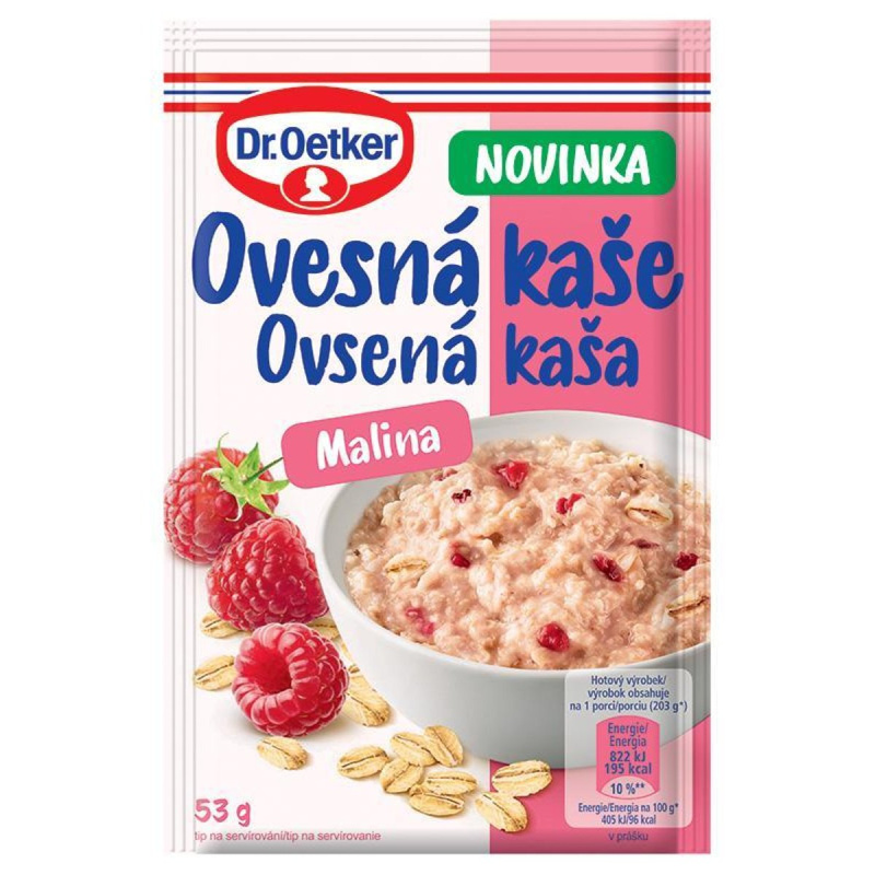 Dr.Oetker Ovesná kaše malina