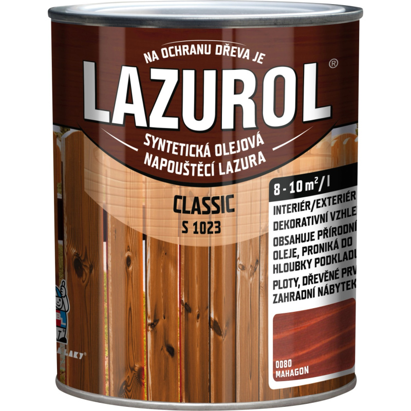 Lazurol Classic 080 mahagon 0,75l
