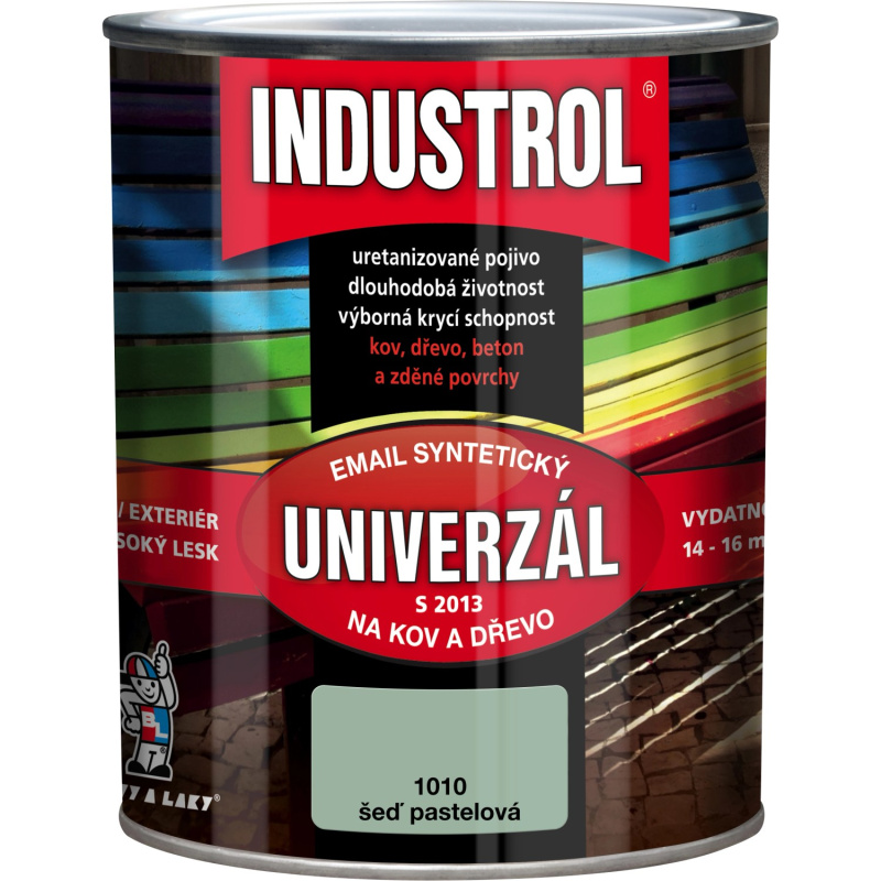 Industrol uni 1010 šedý pastelově 0,75l