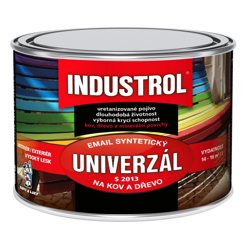 INDUSTROL Email na kov a dřevo S2013 UNIVERZÁL 4400 modř světlá 375 ml