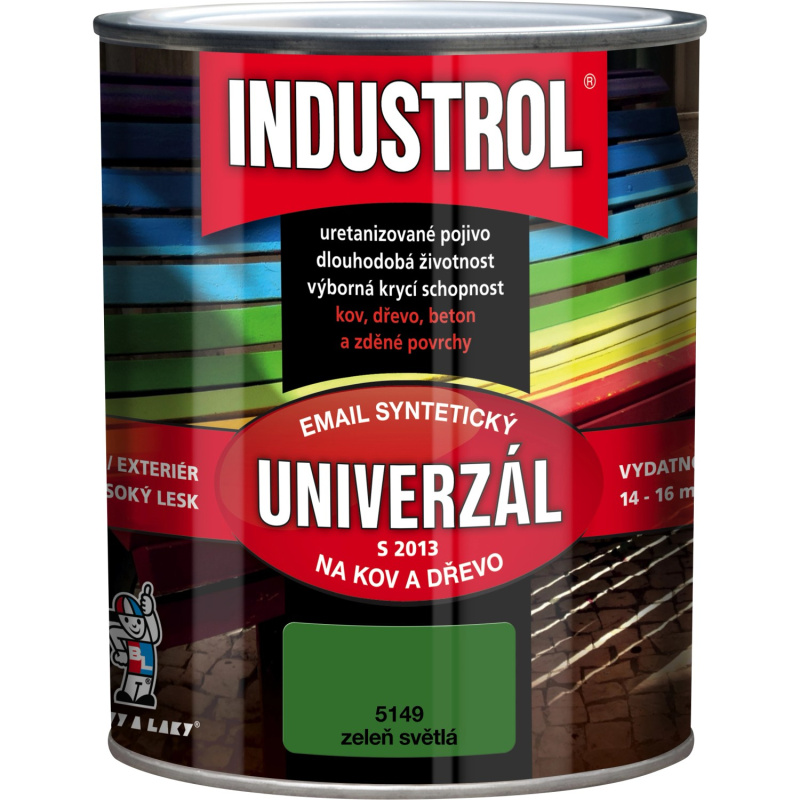 Industrol uni 5149 zeleň světlá 0,75l