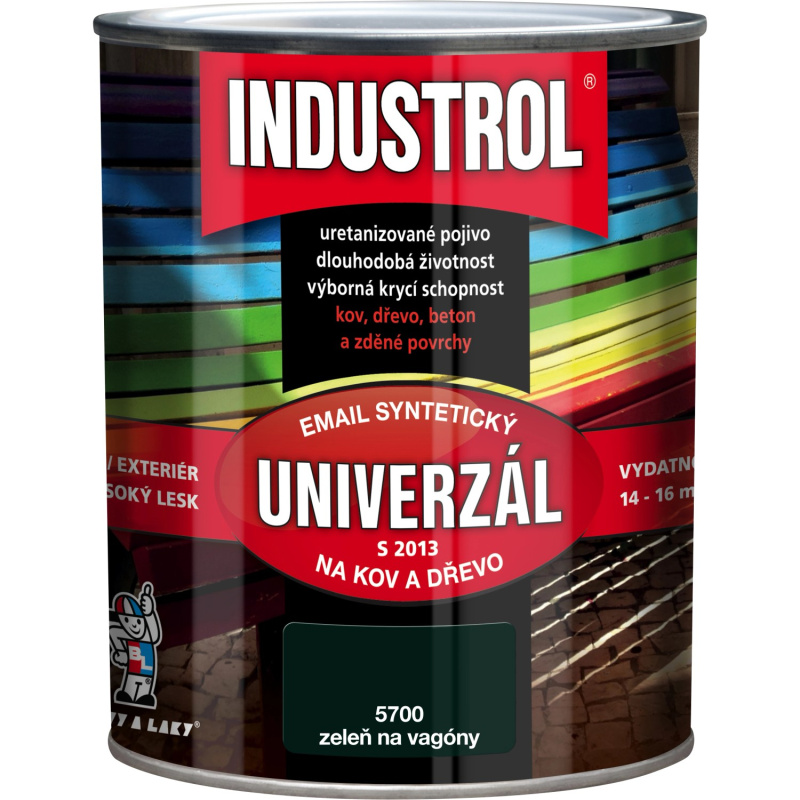 Industrol uni 5700 zelená na vagóny 0,75l