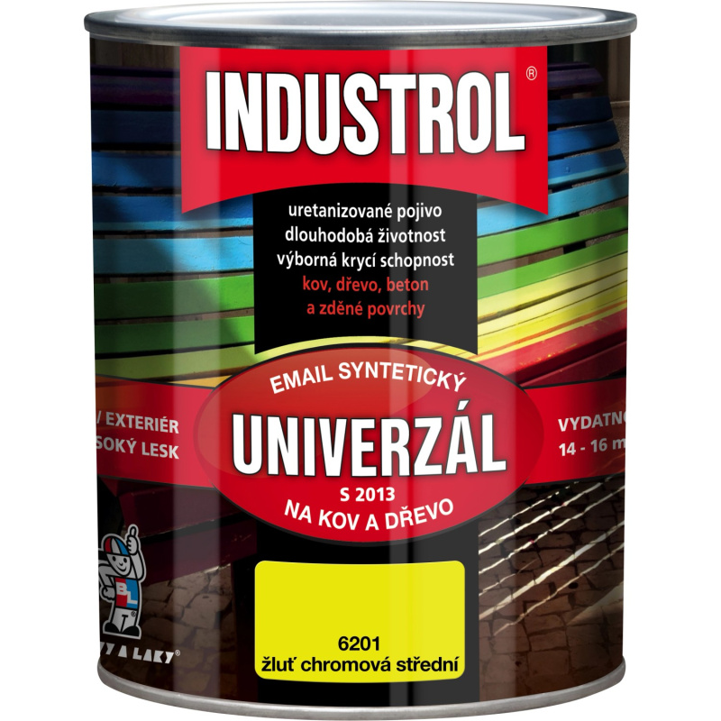 Industrol uni 6201 žluť chromová 0,75l