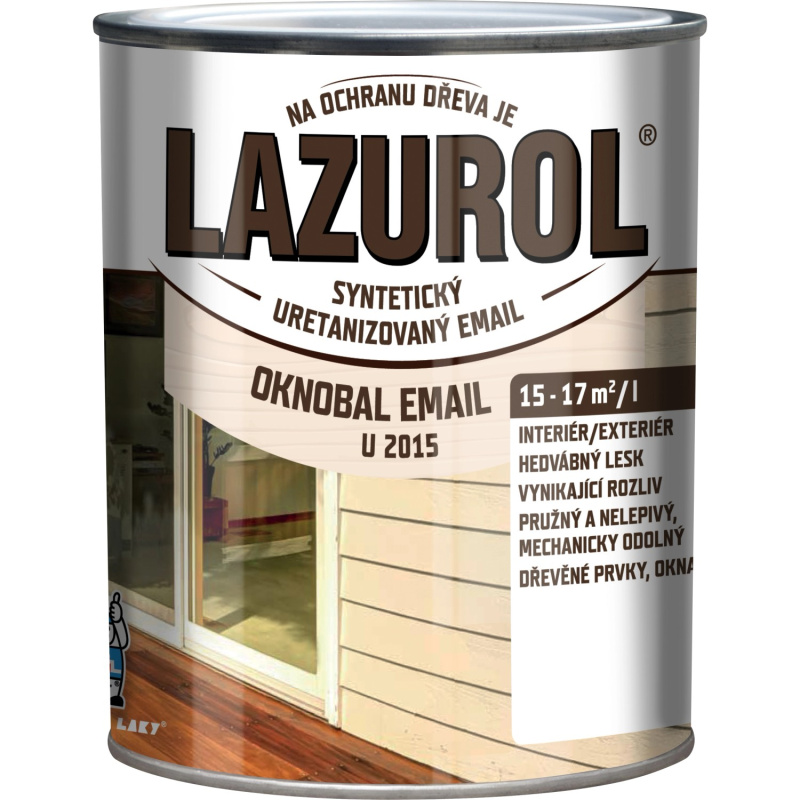 Lazurol Oknobal email slonová kost 600 ml