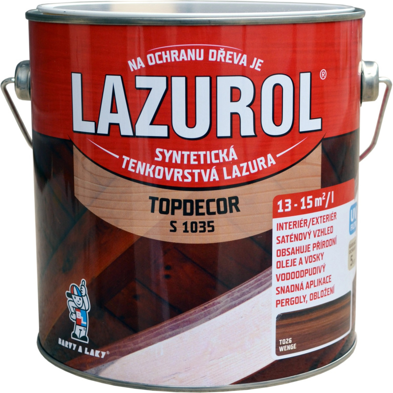 Lazurol Topdecor S1035 lazura cedr 2,5 l