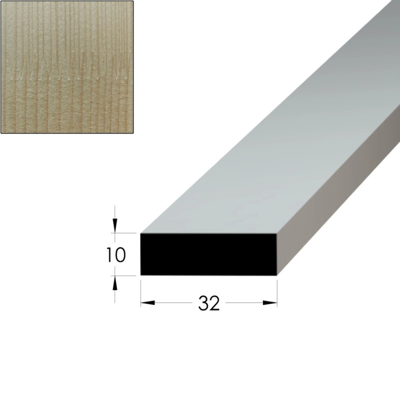 Spálenský Podkladová lať, smrk nastavovaný cinkem, 240 x 3,2 x 1 cm