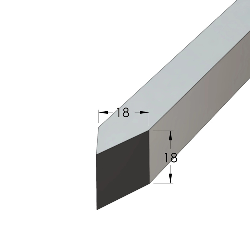 Spálenský Kolík k rajčatům borovice/smrk, 18 x 18 x 2000 mm