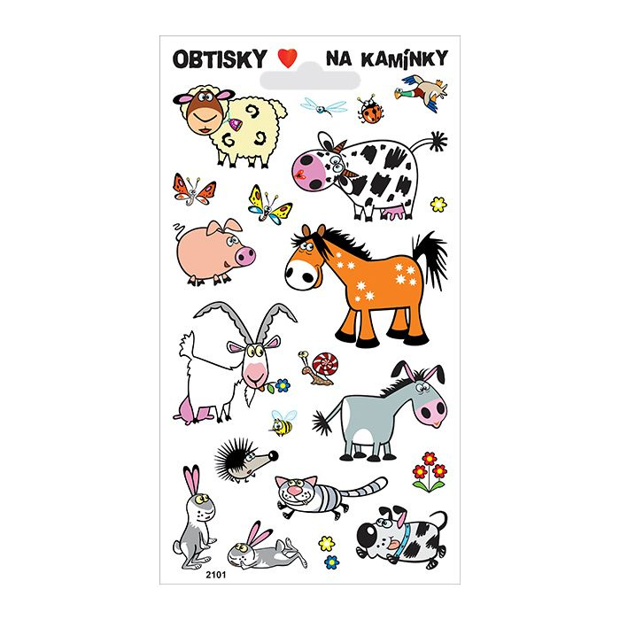 Obtisky na kamínky - Domácí zvířátka