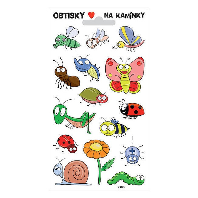 Obtisky na kamínky - Hmyz č.2