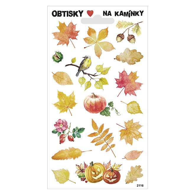 Obtisky na kamínky - Podzim