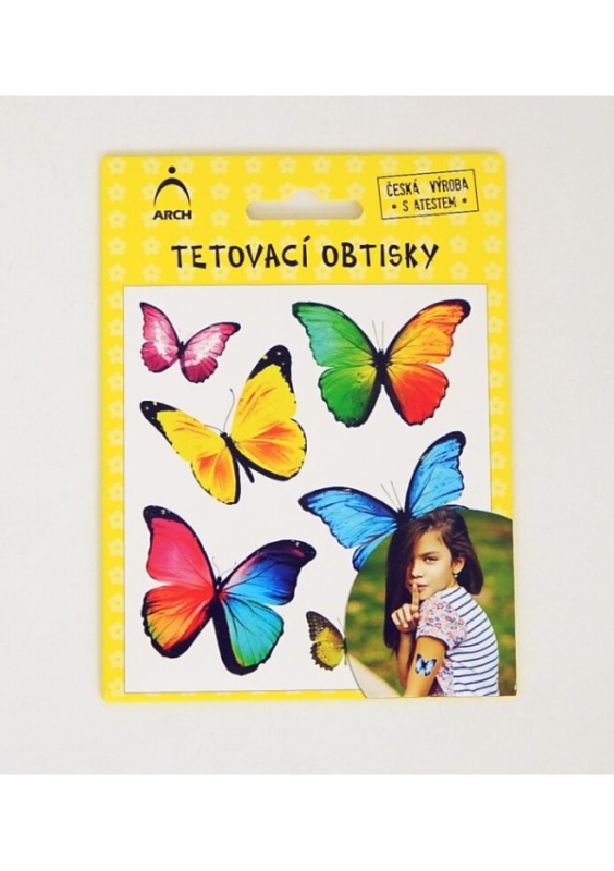 Samolepky tetování MOTÝLCI 2 / 2522 KOH-I-NOOR