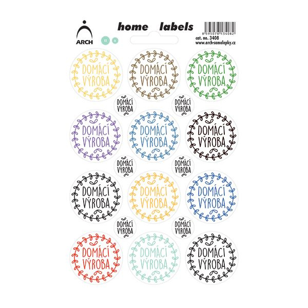 Samolepky 11,5x17cm - Domácí výroba